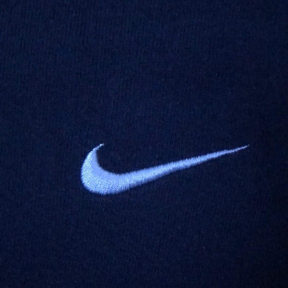 Vintage Navy Blue Nike Crop Crewneck - Picture 3 of 3